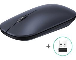 Huahai Sessiz Kablosuz Siyah Optik Mouse