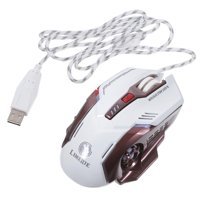 Gadpiparty RGB Ergonomik Makrolu Kablolu Beyaz Optik Gaming Mouse