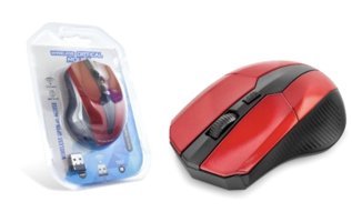 Subzero Tablet Uyumlu Kablosuz Kırmızı Optik Mouse