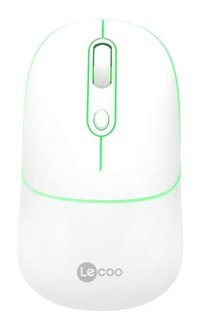 Lecoo Lecoo WS210 RGB Sessiz Kablosuz Beyaz Optik Mouse