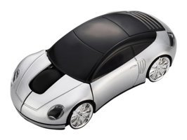 Kıchouse Araba Görünümlü Kablosuz Gri Optik Mouse