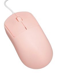 Annadue Ergonomik Kablolu Pembe Optik Mouse