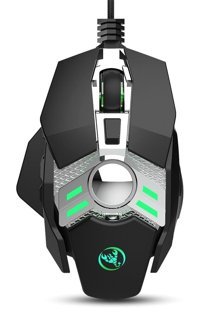 Generic J200 RGB Makrolu Kablolu Siyah Optik Gaming Mouse