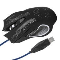 Goshyda RGB Makrolu Kablolu Siyah Optik Gaming Mouse