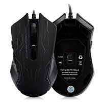 Bewinner Makrolu Kablolu Siyah Optik Gaming Mouse