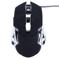 Elprico M8S 8 RGB Sessiz Makrolu Kablolu Siyah Optik Gaming Mouse