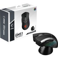 Msı GG Clutch GM51 RGB Makrolu Kablosuz Siyah Optik Gaming Mouse