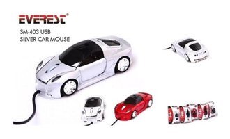 Everest SM-403 Kablolu Gümüş Optik Mouse