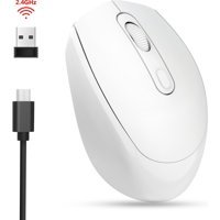 Hxsj M107 Kablosuz Beyaz Optik Mouse