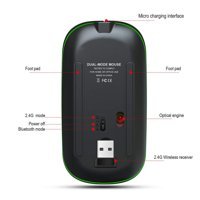 Qaohe T18 Kablosuz Siyah Optik Mouse