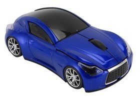 Ccylez Q13 Spor Araba Görünümlü Ergonomik Kablosuz Mavi Optik Mouse