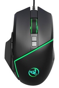 Generic OP-760 V-Track RGB Makrolu Kablolu Siyah Optik Gaming Mouse