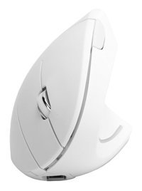 Dsheng Ergonomik Dikey Makrolu Kablosuz Beyaz Optik Mouse