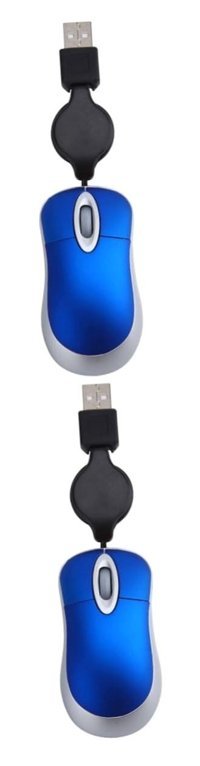 Hemobllo Kablosuz Mavi-Gümüş Optik 2 Adet Mouse