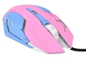 Goshyda WS214 RGB Makrolu Kablolu Pembe Optik Gaming Mouse