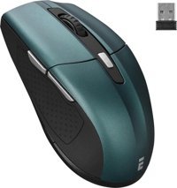 Everest SM-861 Sessiz Makrolu Kablosuz Turkuaz Optik Mouse