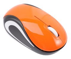 Kıchouse Sessiz Kablosuz Turuncu Optik Mouse