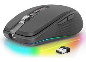 Sxhlseller dme7bir3w0-17 RGB Kablosuz Siyah Optik Gaming Mouse