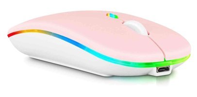 Urbanx Envy RGB Kablosuz Pembe Optik Mouse