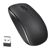 Fiauli SN7032 7 Sessiz Ergonomik Kablosuz Siyah Optik Mouse