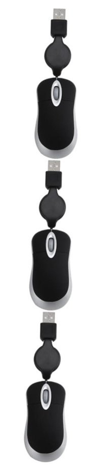 Hemobllo Kablosuz Siyah-Gümüş Optik 3 Adet Mouse