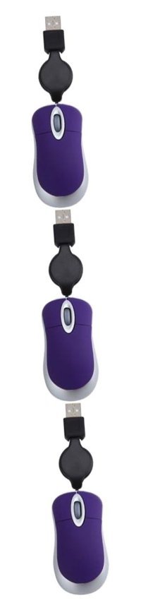 Hemobllo Sessiz Kablolu Mor Optik 3 Adet Mouse