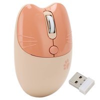 Bewinner Ergonomik Kablosuz Krem Optik Mouse