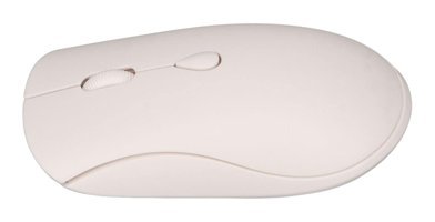 Kimiss Sessiz Ergonomik Kablosuz Beyaz Optik Mouse
