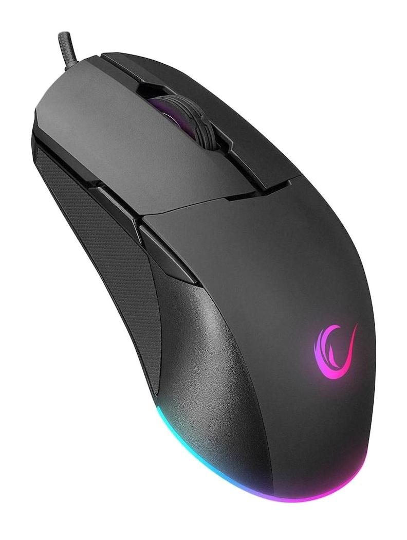 Rampage Hero SMX-R29 RGB Makrolu Kablolu Siyah Optik Mouse