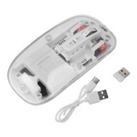 Ciciglow Makrolu Kablolu - Kablosuz Beyaz Optik Mouse