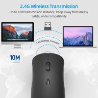 Mistaha G864 Ergonomik Kablosuz Siyah Optik Mouse