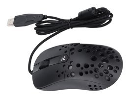 Lazmin112 Delikli Tasarım RGB Makrolu Kablolu Siyah Optik Gaming Mouse