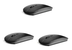 Partykindom Kablosuz Siyah Optik 3 Adet Mouse