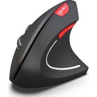 Hxsj RGB Ergonomik Dikey Makrolu Kablosuz Siyah Optik Mouse