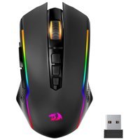 Redragon Programlanabilir RGB Ergonomik Makrolu Kablosuz Siyah Optik Gaming Mouse