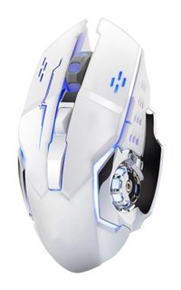 Uonlytech X8 Sessiz Ergonomik Kablosuz Beyaz Optik Gaming Mouse
