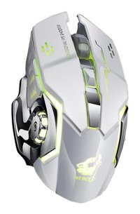 Hemobllo Sessiz Kablosuz Beyaz Optik Gaming Mouse