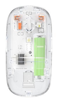 Ashata Makrolu Kablosuz Beyaz Optik Mouse
