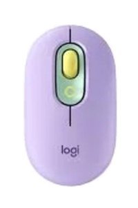 Logitech Pop Emoji Kablosuz Mor Optik Mouse