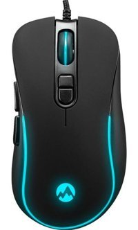 Everest Corax Makrolu Kablolu Siyah Optik Gaming Mouse