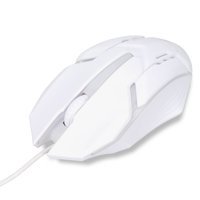 Ashata M8S 8 RGB Ergonomik Makrolu Kablolu Beyaz Optik Gaming Mouse