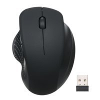 Qaohe Ergonomik Kablosuz Siyah Optik Mouse