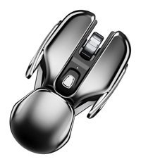 Auklopvzz Ergonomik Kablosuz Gri Optik Mouse