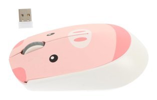 Gadpiparty Sessiz Kablosuz Pembe Optik Mouse