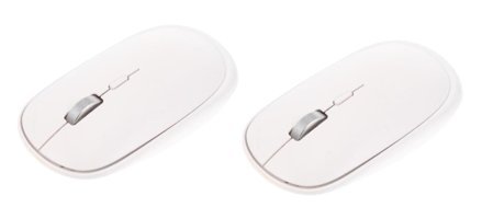 Hemobllo Sessiz Kablosuz Beyaz Optik 2 Adet Mouse
