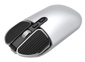 Fiauli M171 910-006867 Sessiz Makrolu Kablosuz Gümüş Optik Mouse