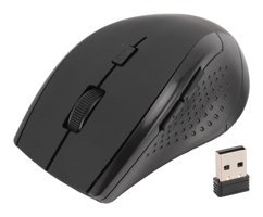 Sxhlseller Ergonomik Makrolu Kablosuz Siyah Optik Mouse