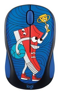 Logitech M238 Kablosuz Desenli Mavi Optik Mouse