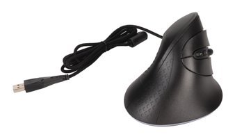 Broleo Ergonomik Dikey Makrolu Kablolu Siyah Optik Mouse
