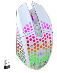 Generic RGB Makrolu Kablosuz Beyaz Optik Gaming Mouse